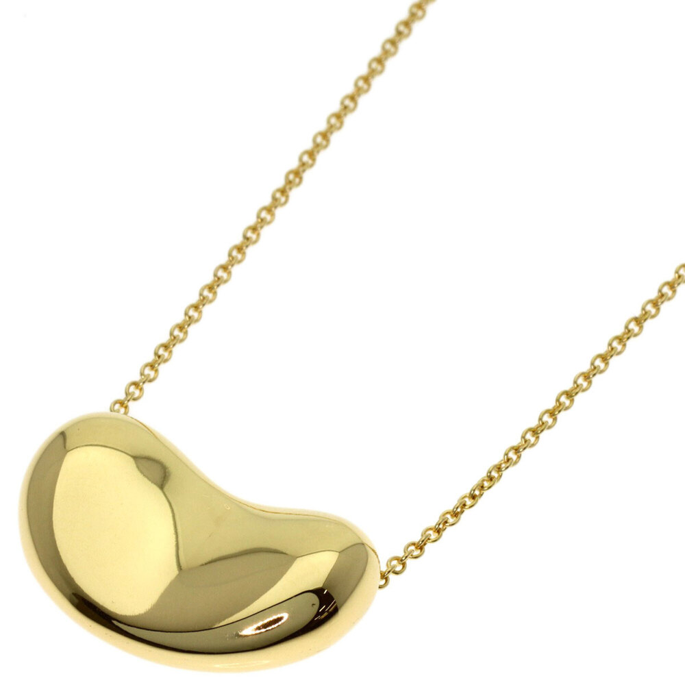 Tiffany Bean Necklace, 18K Yellow Gold, Women's. (TIFFANY&Co.)